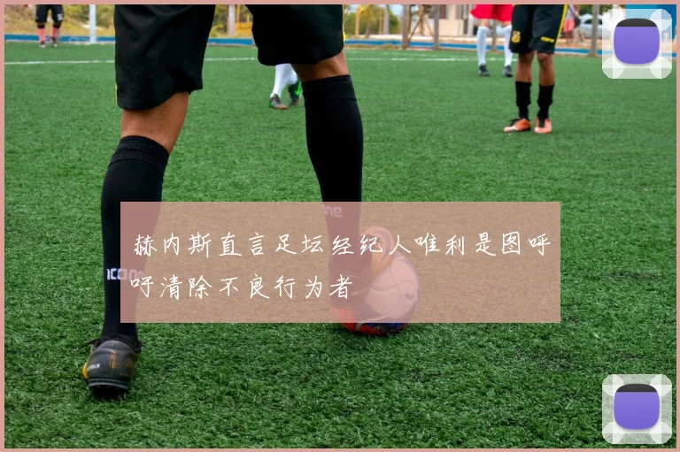 赫内斯直言足坛经纪人唯利是图呼吁清除不良行为者
